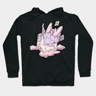 Baby Lofi Dragon on Cloud Hoodie